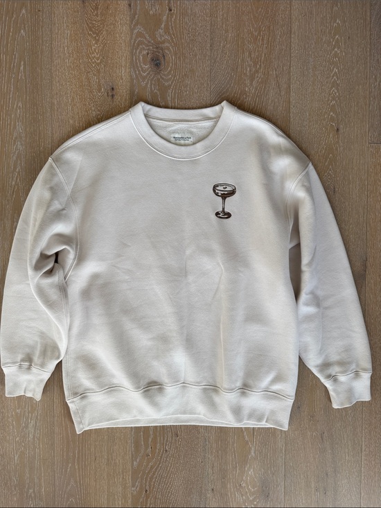Abercrombie & Fitch Tops - Abercrombie & Fitch Espresso Martini Graphic Vintage Sunday Crew Sweatshirt.